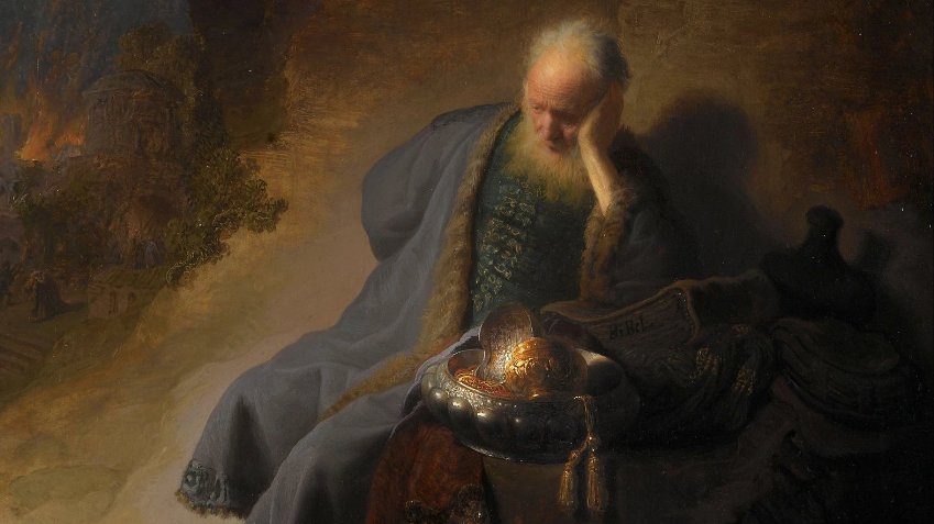 Иеремия, скорбящий о гибели Иерусалима