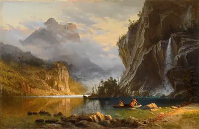 Indians spear fishing