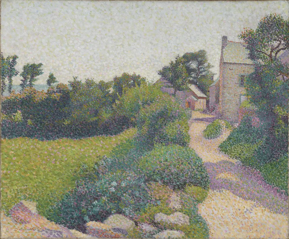 The Road in Sunlight — Henri Delavallée