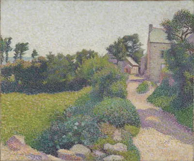 The Road in Sunlight — Henri Delavallée