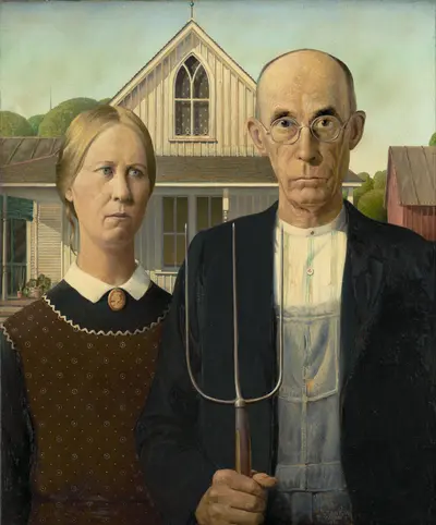 Американская готика — Grant Wood