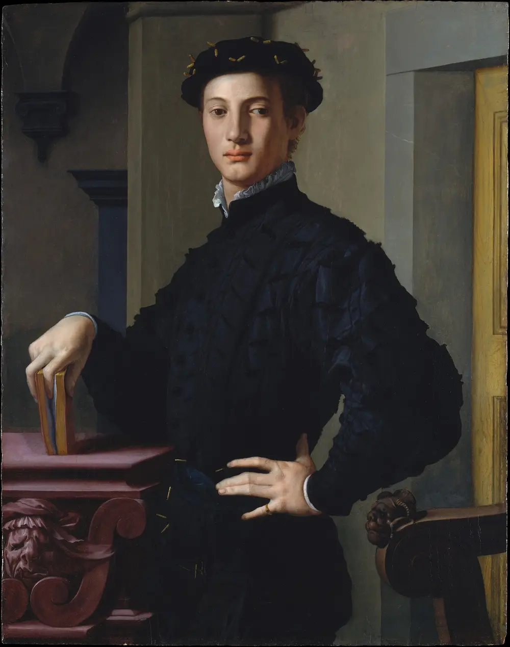 Portrait of a Young Man with a Book — Аньоло Бронзино