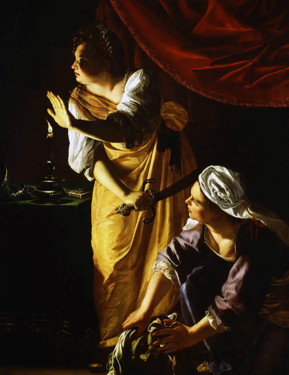 Judith and Her Maidservant — Артемизия Джентилески