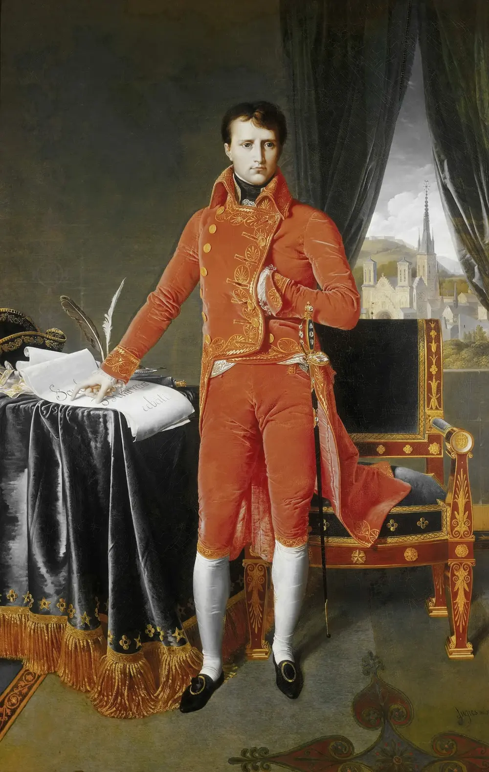 Jean Auguste Dominique Ingres, Portrait de Napoléon Bonaparte en premier consul — Unknown author