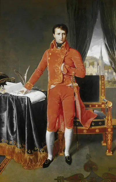 Jean Auguste Dominique Ingres, Portrait de Napoléon Bonaparte en premier consul — Unknown author