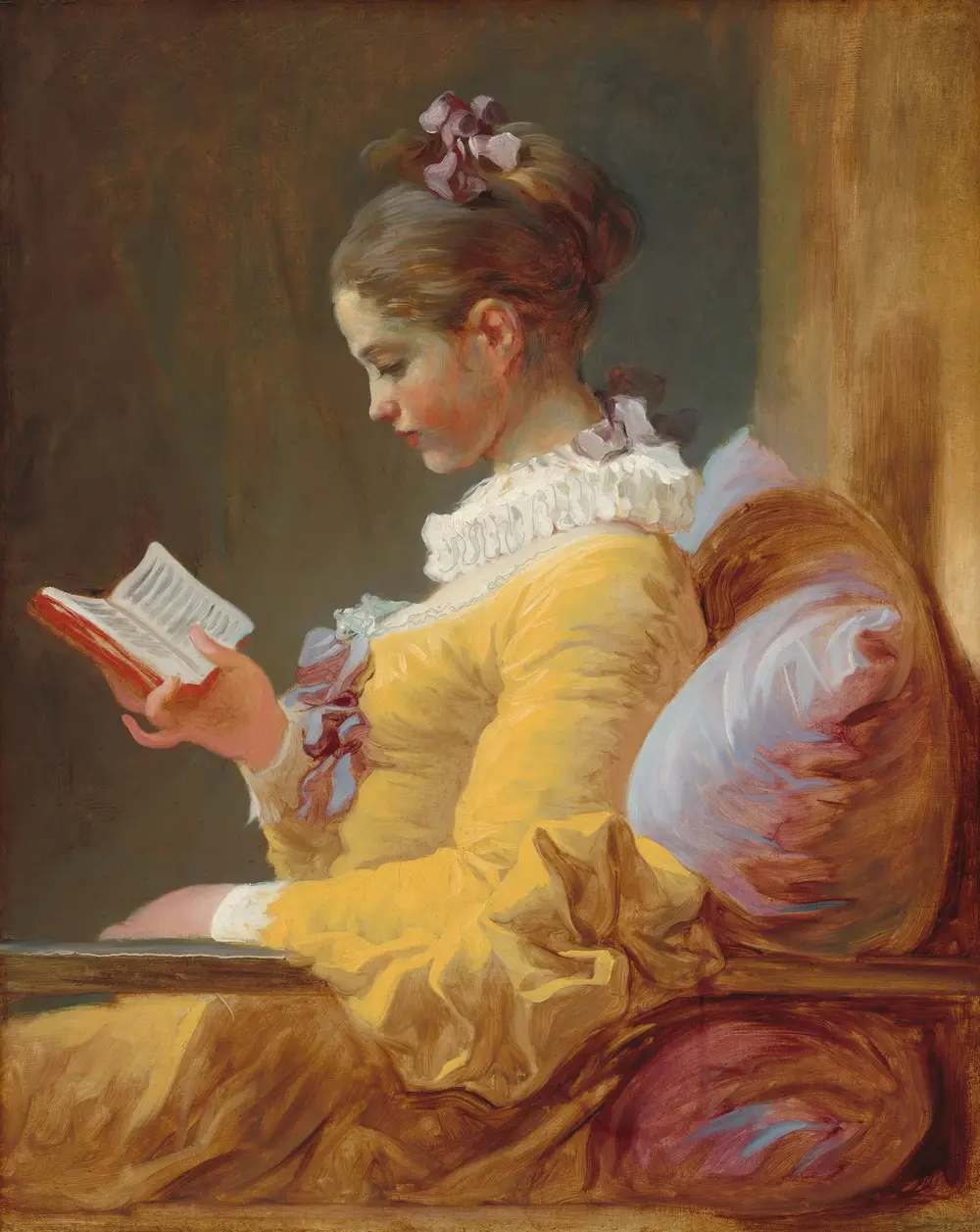 Молодая читательница — Jean Honoré Fragonard