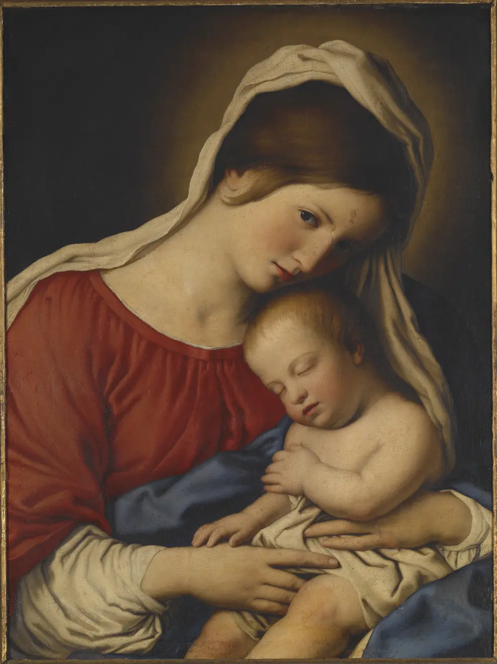 Madonna and Child — Workshop of Sassoferrato