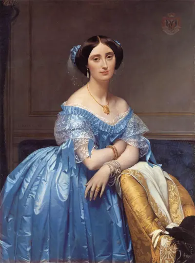 Portrait of Princess Albert de Broglie — Жан Огюст Доминик Энгр