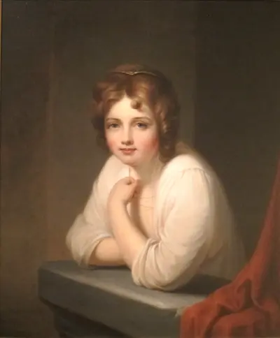 Girl at a Window (Rosalba Peale) — Рембрандт Пил