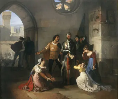 Pietro Rossi prisonner of the Scaligeri