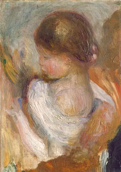 Young Girl Reading — Пьер Огюст Ренуар