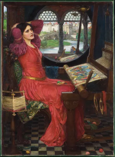 I am half-sick of shadows, said the lady of shalott — Джон Уильям Уотерхаус