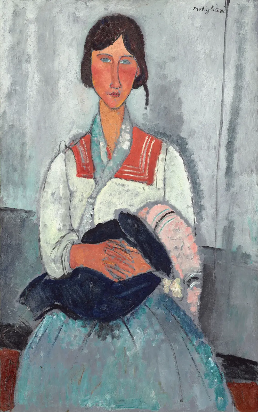 Gypsy Woman with Baby — Амедео Модильяни