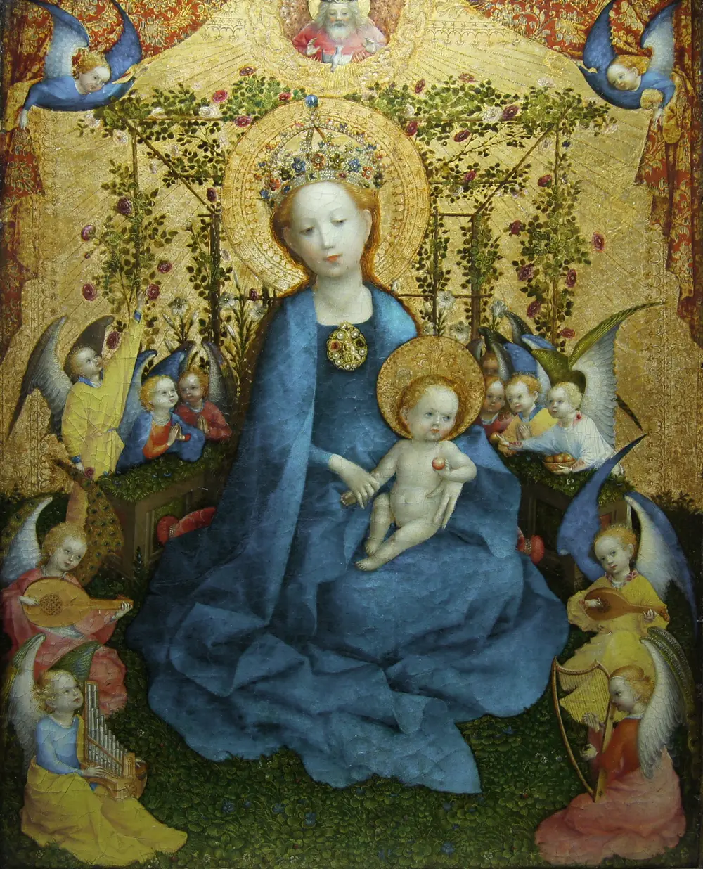 Madonna of the Rose Bower — Штефан Лохнер