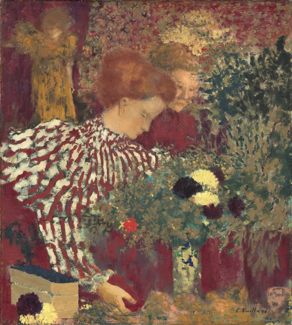 Woman in a Striped Dress — Edouard Vuillard