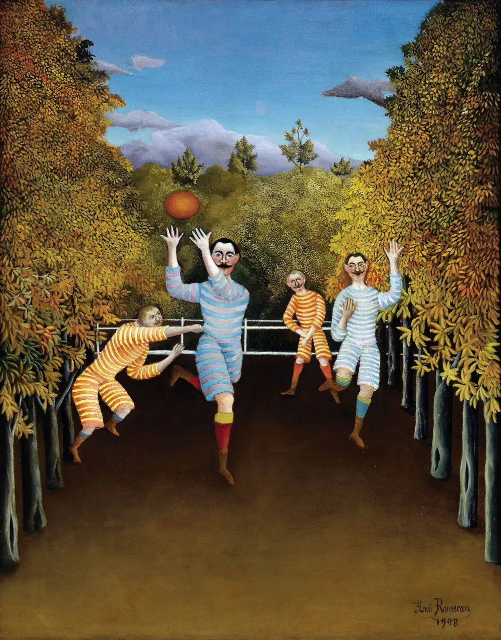 The Football Players — Анри Руссо