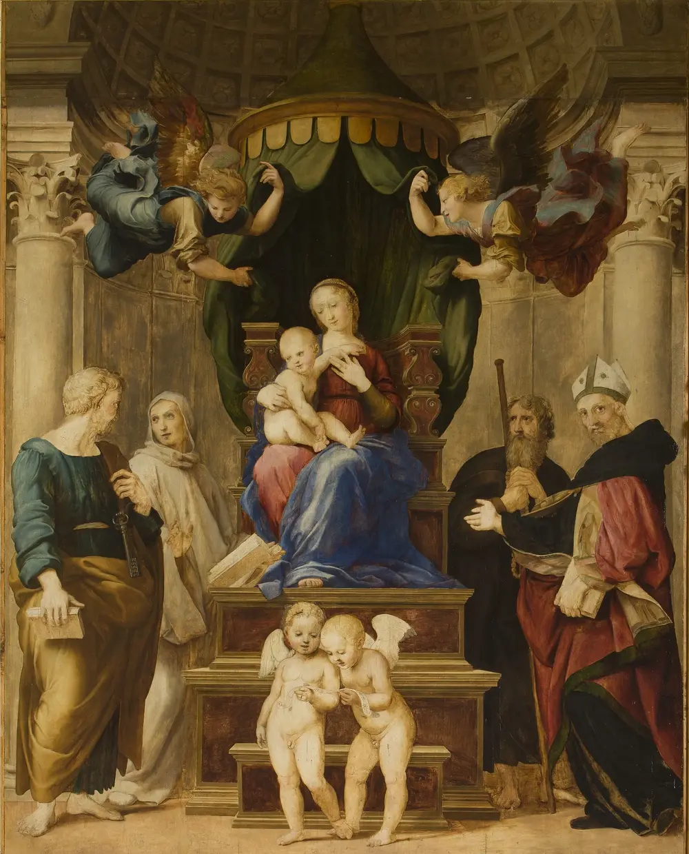 Madonna of the Baldacchino — Рафаэль Санти