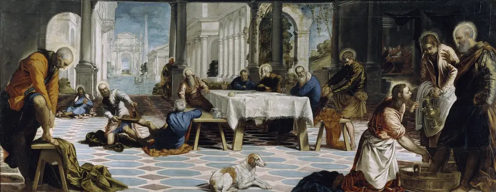 Christ Washing the Disciples' Feet — Тинторетто