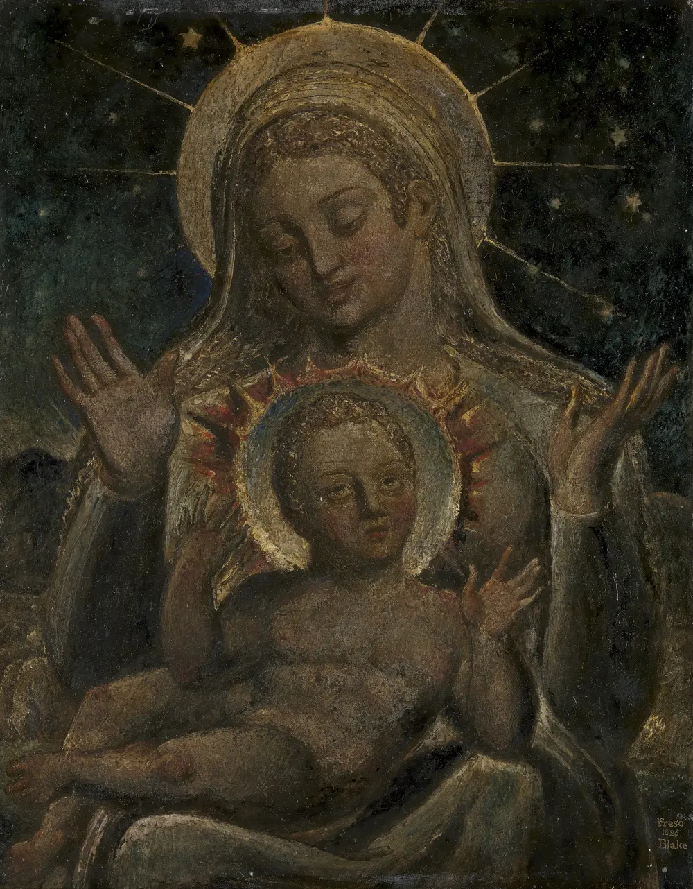 Virgin and Child — Уильям Блейк