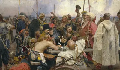 Запорожцы — Илья Ефимович Репин