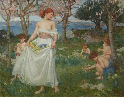 A Song of Springtime — Джон Уильям Уотерхаус