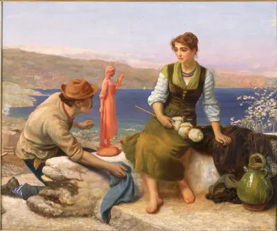 The Potter's Courtship — Артур Хьюз