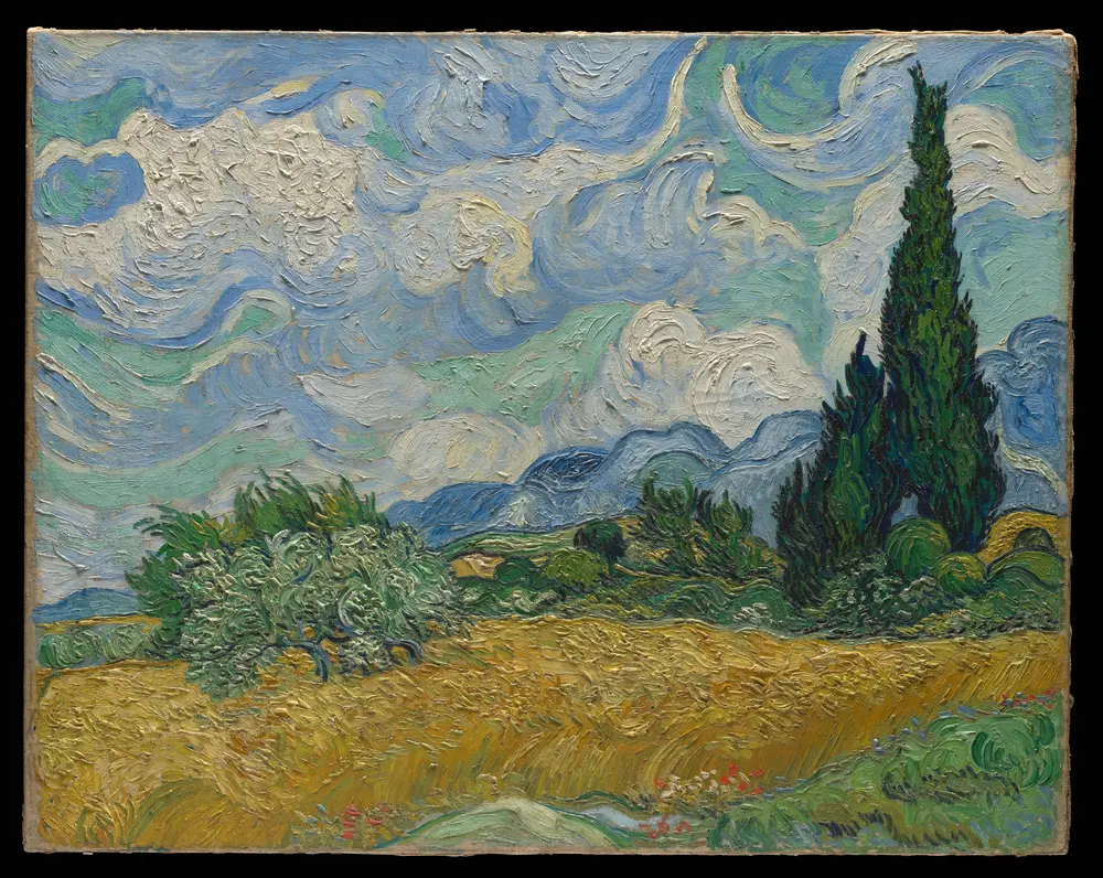 Wheat Field with Cypresses — Винсент Ван Гог