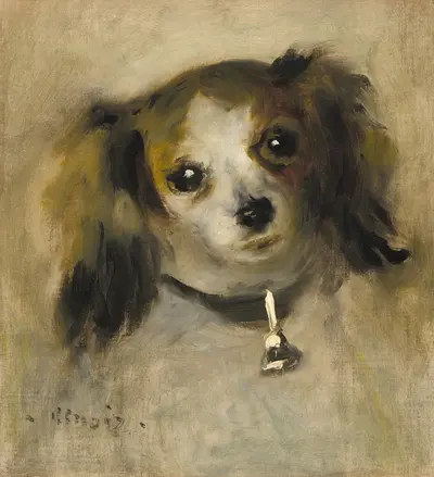 Head of a Dog — Пьер Огюст Ренуар