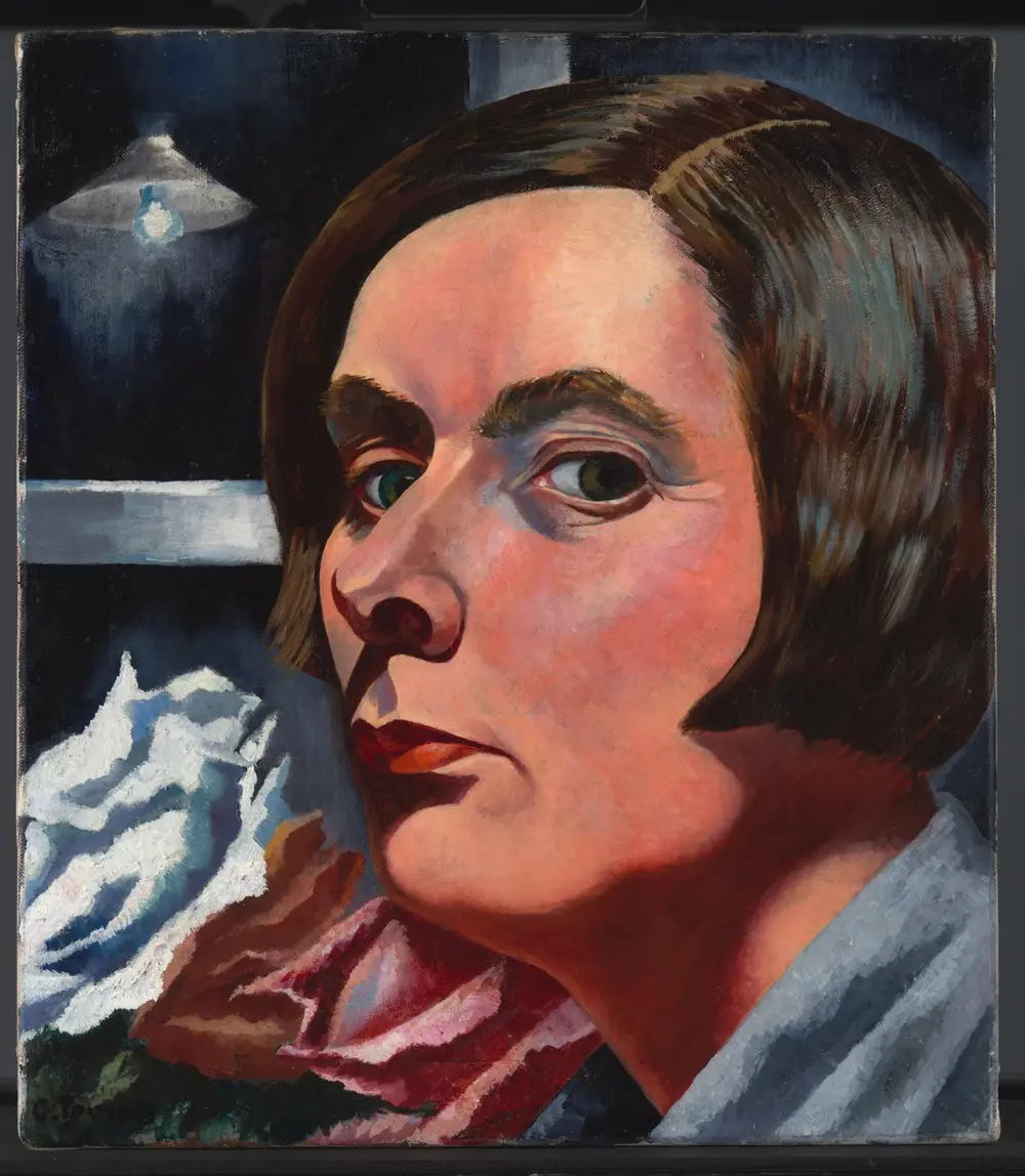 Zelfportret met bloemen — Charley Toorop