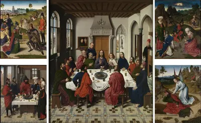 Triptych: The Last Supper — Dieric Bouts
