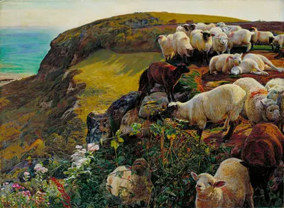 Our English Coasts or Strayed Sheep — Уильям Холман Хант
