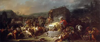 The Funeral of Patroclus — Жак Луи Давид