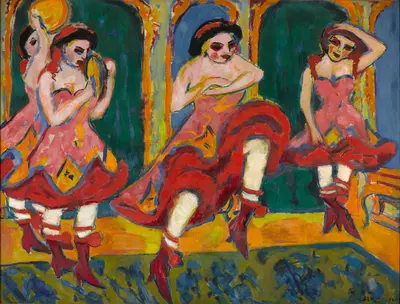 Czardas Dancers — Ernst Ludwig Kirchner