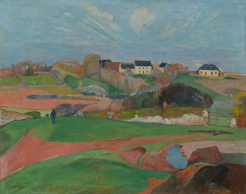Landscape at Le Pouldu — Поль Гоген