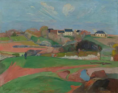 Landscape at Le Pouldu — Поль Гоген