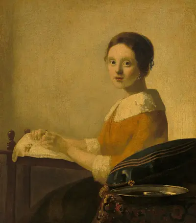 The Lacemaker — Imitator of Johannes Vermeer