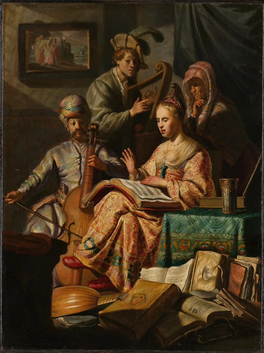 Musical Company — Рембрандт ван Рейн