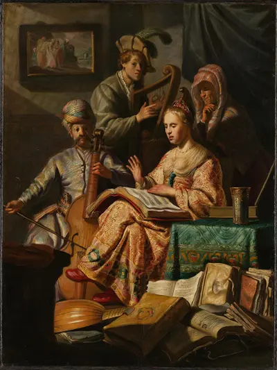 Musical Company — Рембрандт ван Рейн