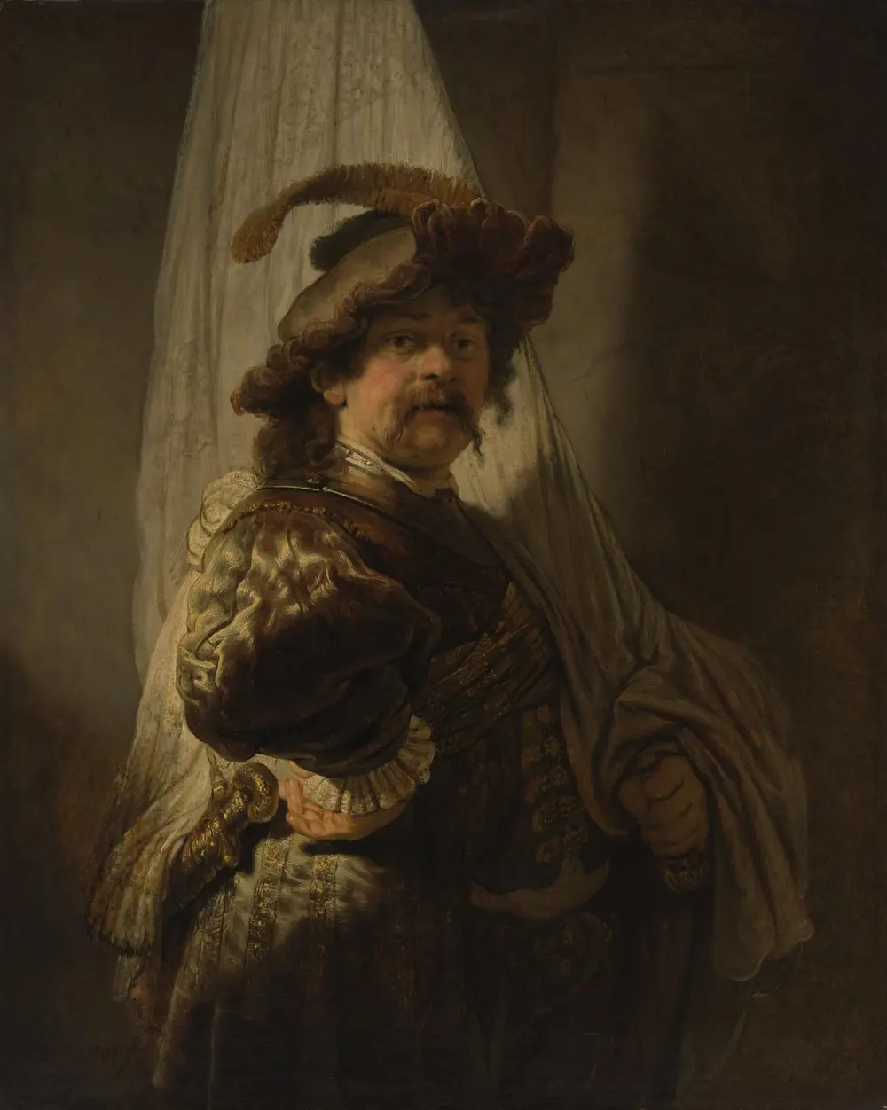 The Standard Bearer — Рембрандт ван Рейн
