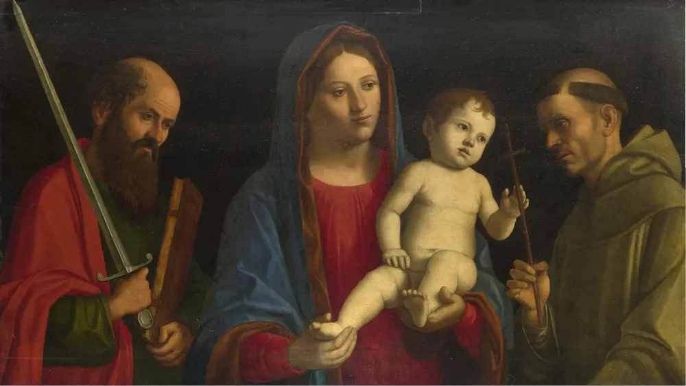 The Virgin and Child with Saint Paul and Saint Francis — 