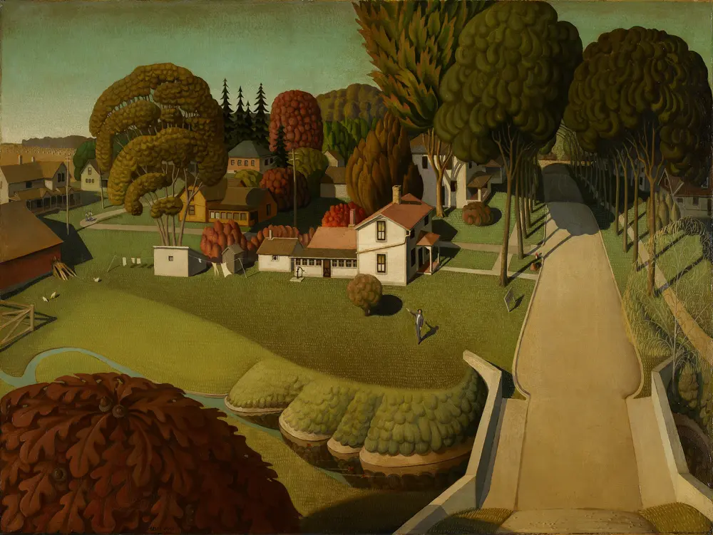 Место рождения Герберта Гувера — Grant Wood