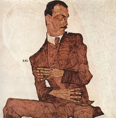 Portrait of Arthur Rössler — Эгон Шиле