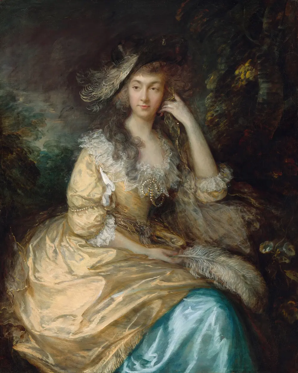 Frances Susanna, Lady de Dunstanville — Томас Гейнсборо