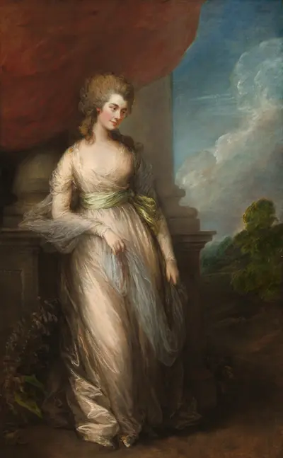 Georgiana, Duchess of Devonshire — Томас Гейнсборо