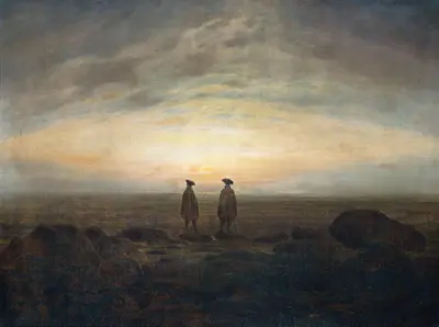 Two Men by the Sea — Каспар Давид Фридрих