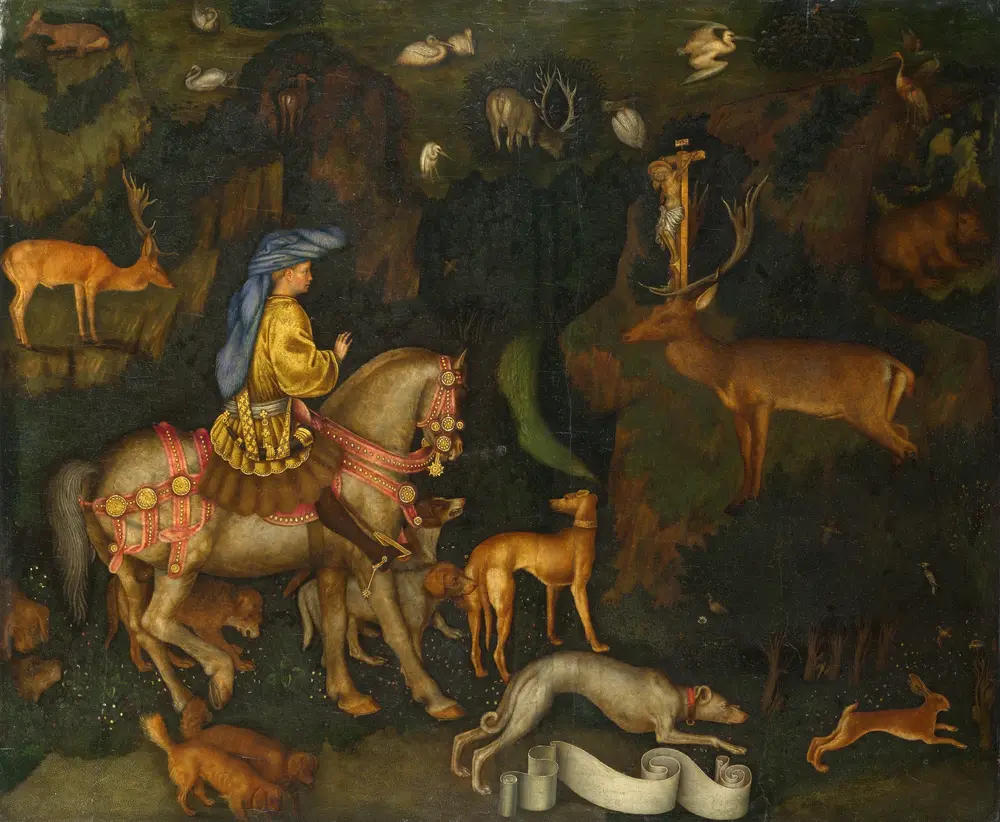 The Vision of Saint Eustace — Пизанелло
