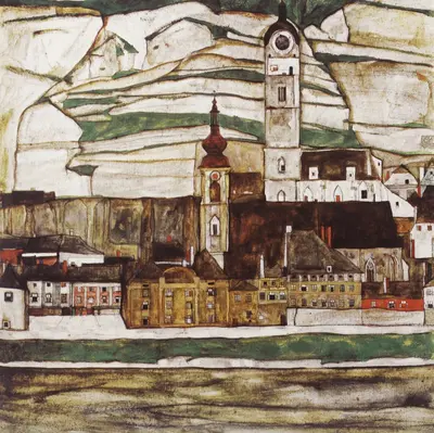 Stein an der Donau II — Эгон Шиле