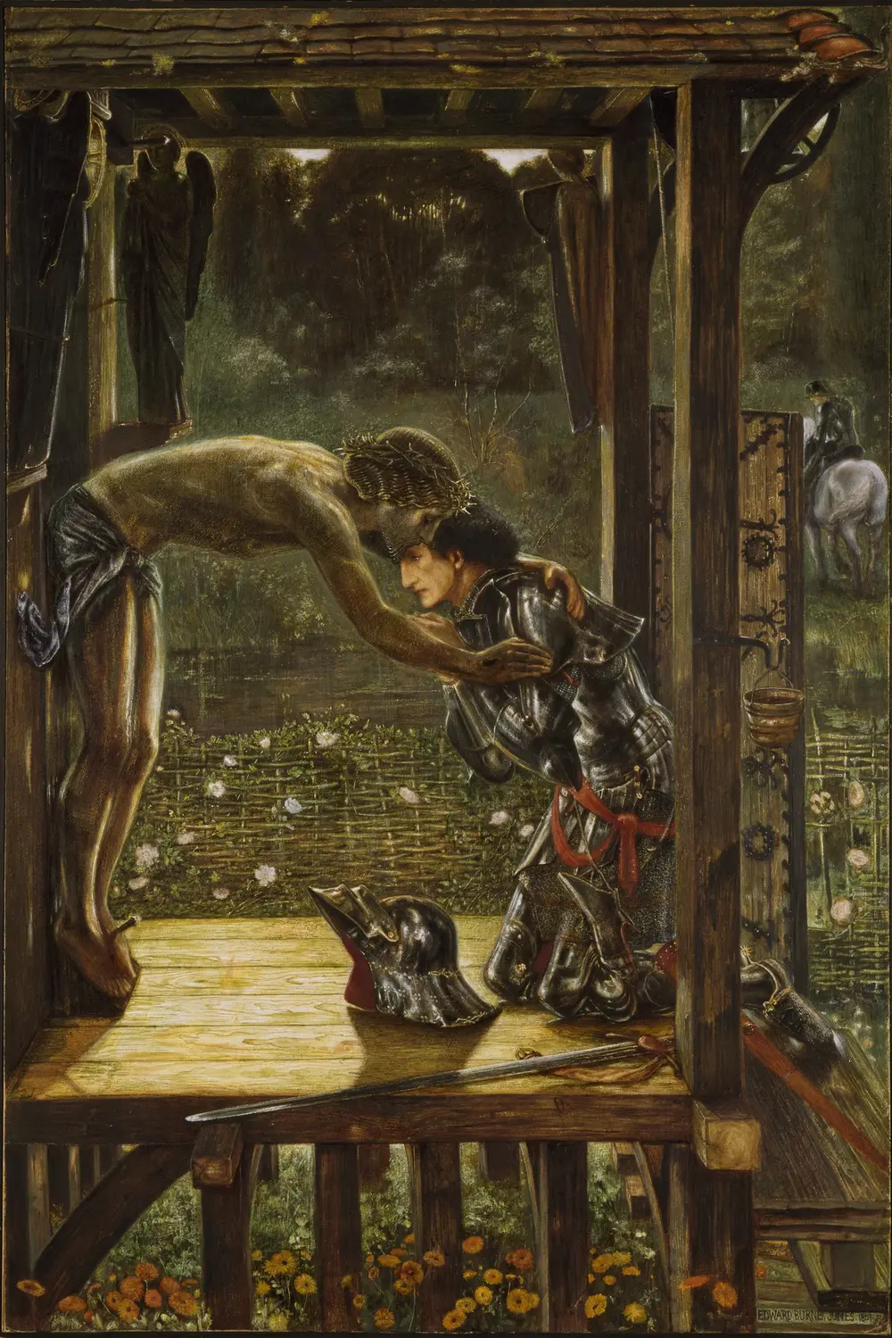 Edward Burne-Jones - The Merciful Knight — Edward Burne-Jones
