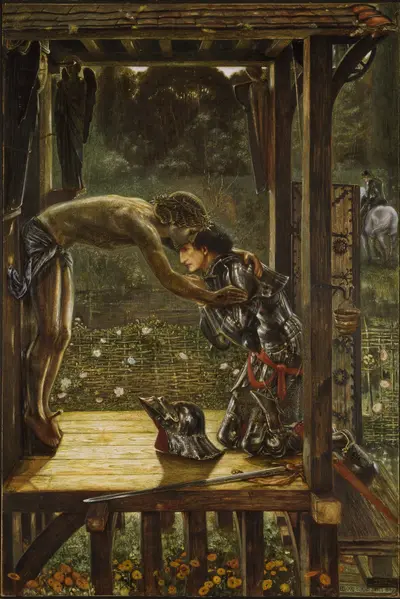 Edward Burne-Jones - The Merciful Knight — Edward Burne-Jones