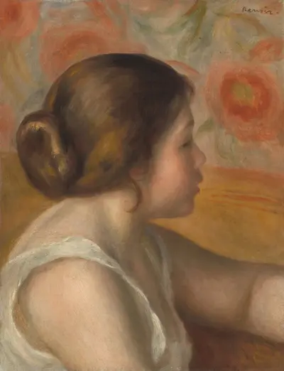 Head of a Young Girl — Пьер Огюст Ренуар